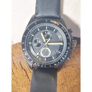 Fossil Quartz Chronograph Black Dial Tachymeter 10 ATM Men’s Sport Watch
